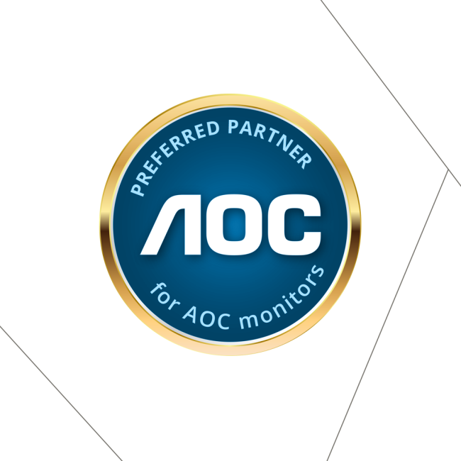 AOC Prefered Partner for monitors
