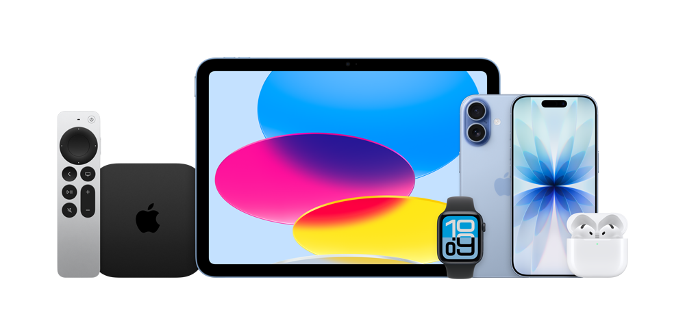 Verschiedene Apple Produkte.