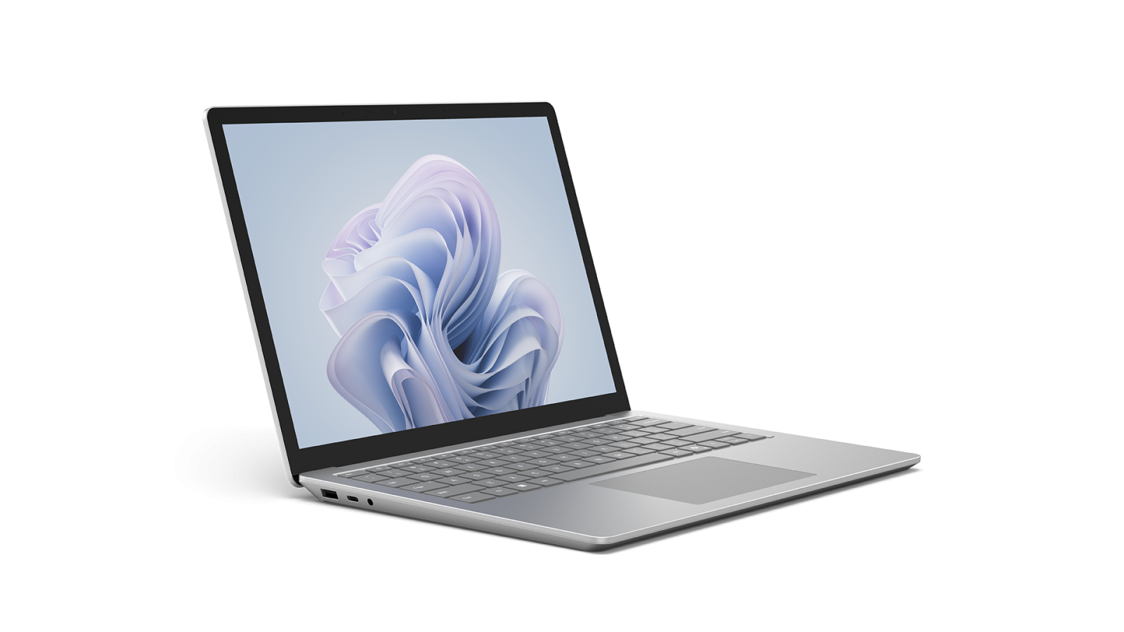 Surface Laptop 6, in silber.