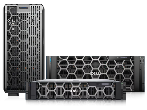  Dell Server in schwarz.