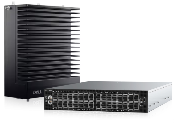 Dell IoT-Gateway in schwarz.