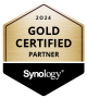 2024, Synology, Gold Certified Partner.