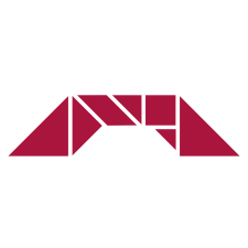 Eine Brücke, geformt aus einem Tangram-Puzzle.